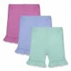 New ✔️ Simply Millie By Millie Loves Lily Periwinkle & Mint Ruffle-Hem Bike Shorts Set - 👧 Girls For Kids 🛒