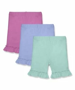 New ✔️ Simply Millie By Millie Loves Lily Periwinkle & Mint Ruffle-Hem Bike Shorts Set - 👧 Girls For Kids 🛒