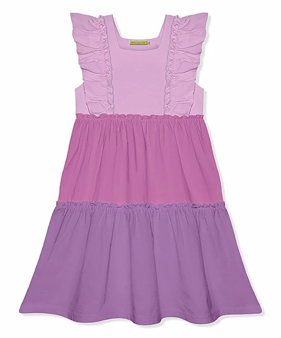 Top 10 π Simply Millie By Millie Loves Lily Violet & Purple Color Block Ruffle-Trim Square Neck A-Line π Dress - Infant, Toddler & π§ Girls For Baby & Maternity π 1 Top 10 π Simply Millie By Millie Loves Lily Violet & Purple Color Block Ruffle-Trim Square Neck A-Line π Dress - Infant, Toddler & π§ Girls For Baby & Maternity π