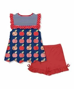 Best Sale π Millie Loves Lily Navy & Red Apples Ruffle-Accent Sleeveless Top & Red Shorts - Toddler & π§ Girls For Kids π₯° 5 Best Sale π Millie Loves Lily Navy & Red Apples Ruffle-Accent Sleeveless Top & Red Shorts - Toddler & π§ Girls For Kids π₯° -Little Millie-shop zu105901627 alt 2 tm1655143725