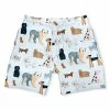 Best Pirce 😍 Millie & Maxx Ice Blue 🐕 Doggie 🐕 Dog Swim Trunks - Infant, Toddler & Boys For Kids 👏