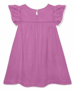 Best deal π Simply Millie By Millie Loves Lily Violet Gauze Ruffle-Sleeve Mini Pompom Trim A-Line π Dress - π§ Girls For Kids π 7 Best deal π Simply Millie By Millie Loves Lily Violet Gauze Ruffle-Sleeve Mini Pompom Trim A-Line π Dress - π§ Girls For Kids π -Little Millie-shop zu107080319 alt 3 tm1656696781