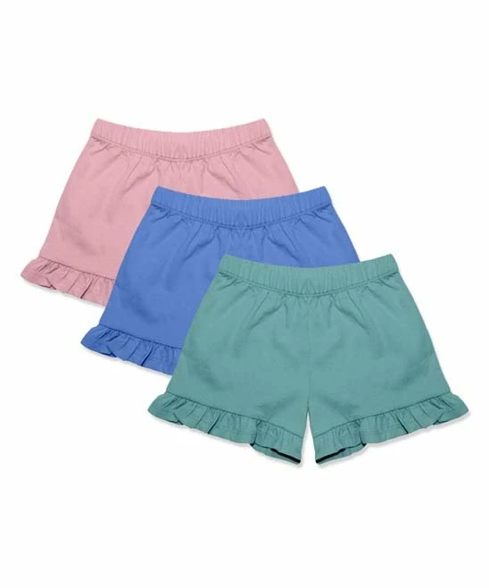 Buy β¨ Simply Millie By Millie Loves Lily Marina Blue & Nile Blue Ruffle Shorts - π§ Girls For Kids π 1 Buy β¨ Simply Millie By Millie Loves Lily Marina Blue & Nile Blue Ruffle Shorts - π§ Girls For Kids π