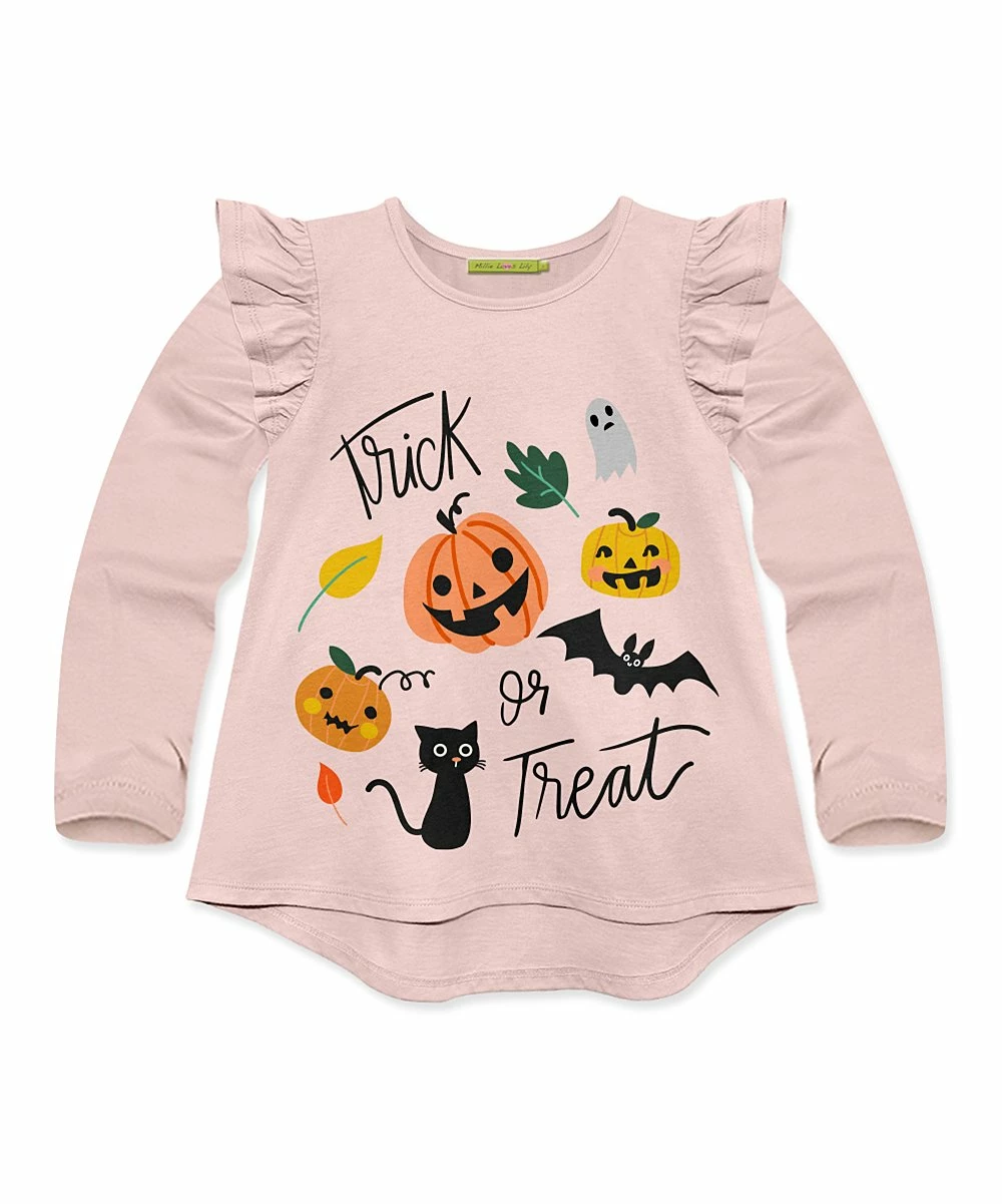 Best reviews of π― Millie Loves Lily Dusty Pink 'Trick Or Treat' Ruffle Long-Sleeve Hi-Low Top - Toddler & π§ Girls For Kids π 1 Best reviews of π― Millie Loves Lily Dusty Pink 'Trick Or Treat' Ruffle Long-Sleeve Hi-Low Top - Toddler & π§ Girls For Kids π
