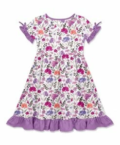 Best Sale π Millie Loves Lily White & Pink June Floral Bow-Sleeve A-Line π Dress - π§ Girls For Kids π 5 Best Sale π Millie Loves Lily White & Pink June Floral Bow-Sleeve A-Line π Dress - π§ Girls For Kids π -Little Millie-shop zu107159208 alt 2 tm1659467875