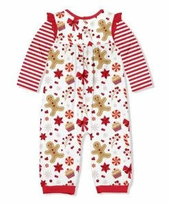 Discount π Little Millie White & Red Gingerbread & Sweets Ruffle-Trim Playsuit - Infant & Toddler For Kids π 5 Discount π Little Millie White & Red Gingerbread & Sweets Ruffle-Trim Playsuit - Infant & Toddler For Kids π -Little Millie-shop zu107159304 alt 2 tm1659716832
