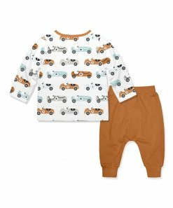 Wholesale π Little Millie White & Rust Car Race Button-Snap Tee & Rust Joggers - Infant & Toddler For Kids π 5 Wholesale π Little Millie White & Rust Car Race Button-Snap Tee & Rust Joggers - Infant & Toddler For Kids π -Little Millie-shop zu107411217 alt 2 tm1657805664