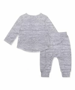 Outlet 😀 Little Millie Heather Gray Long-Sleeve Top & Joggers - Infant & Toddler For Kids 🎁 -Little Millie-shop zu107500444 alt 2 tm1660240792