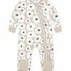 Buy 🤩 Little Millie Light Tan Flower Ruffle-Trim Footie - Infant For Baby & Maternity ❤️