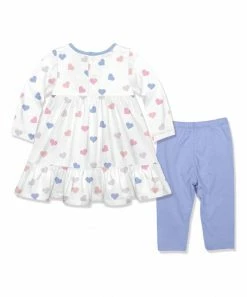 Buy π₯° Little Millie White & Periwinkle Hearts Long-Sleeve Babydoll π Dress & Leggings - Infant & Toddler For Kids β 5 Buy π₯° Little Millie White & Periwinkle Hearts Long-Sleeve Babydoll π Dress & Leggings - Infant & Toddler For Kids β -Little Millie-shop zu107507184 alt 2 tm1660237926