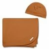Best Sale 🔥 Little Millie Rust Brown Waffle-Knit Blanket & Beanie - Newborn For Baby & Maternity ⭐