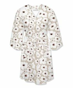 Wholesale 🎁 Little Millie Ecru & White Floral Robe - 👩 Women 🥰