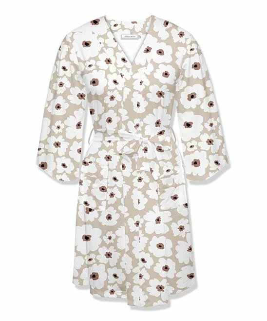 Wholesale π Little Millie Ecru & White Floral Robe - π© Women π₯° 1 Wholesale π Little Millie Ecru & White Floral Robe - π© Women π₯°