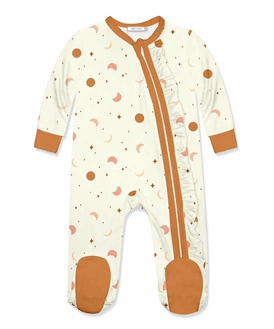 Best reviews of π Little Millie Light Cream Moons & Stars Ruffle-Trim Footie - Infant For Baby & Maternity β 1 Best reviews of π Little Millie Light Cream Moons & Stars Ruffle-Trim Footie - Infant For Baby & Maternity β