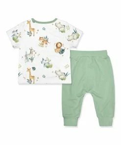 Buy π€© Little Millie White Animals Snap-Shoulder Tee & Sage Joggers - Infant For Baby & Maternity 𧨠5 Buy π€© Little Millie White Animals Snap-Shoulder Tee & Sage Joggers - Infant For Baby & Maternity 𧨠-Little Millie-shop zu107797672 alt 2 tm1661873006
