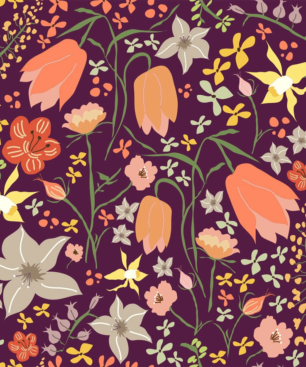 Best Pirce π₯° Millie+ By Millie Loves Lily Burgundy Sparrow Floral Button-Accent Long-Sleeve A-Line π Dress - π§ Girls For Kids β 2 Best Pirce π₯° Millie+ By Millie Loves Lily Burgundy Sparrow Floral Button-Accent Long-Sleeve A-Line π Dress - π§ Girls For Kids β - Image 2