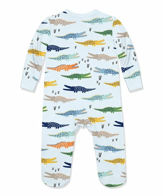 Brand new π Little Millie Pale Blue & Yellow Gator Walk Footie - Infant For Baby & Maternity β€οΈ 3 Brand new π Little Millie Pale Blue & Yellow Gator Walk Footie - Infant For Baby & Maternity β€οΈ - Image 3