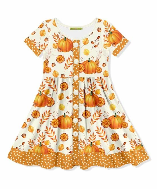 Best reviews of π₯ Millie Loves Lily Cream Pumpkin Harvest Button-Up A-Line π Dress - π§ Girls For Kids π₯° 1 Best reviews of π₯ Millie Loves Lily Cream Pumpkin Harvest Button-Up A-Line π Dress - π§ Girls For Kids π₯°