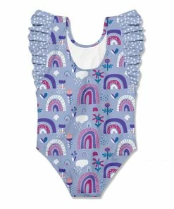 Best deal π Millie Loves Lily Periwinkle Spring Rainbow Ruffle-Sleeve One-Piece - π§ Girls For Kids π 5 Best deal π Millie Loves Lily Periwinkle Spring Rainbow Ruffle-Sleeve One-Piece - π§ Girls For Kids π -Little Millie-shop zu107798151 alt 2 tm1662142310