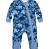 Promo 🔥 Little Millie Navy Dino Night Footie - Infant For Baby & Maternity ❤️