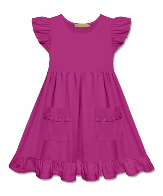 Cheap π― Simply Millie By Millie Loves Lily Rose Violet Pocket Angel-Sleeve π Dress - Toddler & π§ Girls For Kids π 1 Cheap π― Simply Millie By Millie Loves Lily Rose Violet Pocket Angel-Sleeve π Dress - Toddler & π§ Girls For Kids π