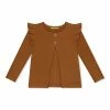 Discount 😀 Simply Millie By Millie Loves Lily Caramel Café French Terry Button-Front Cardigan - Infant, Toddler & 👧 Girls For Kids ❤️