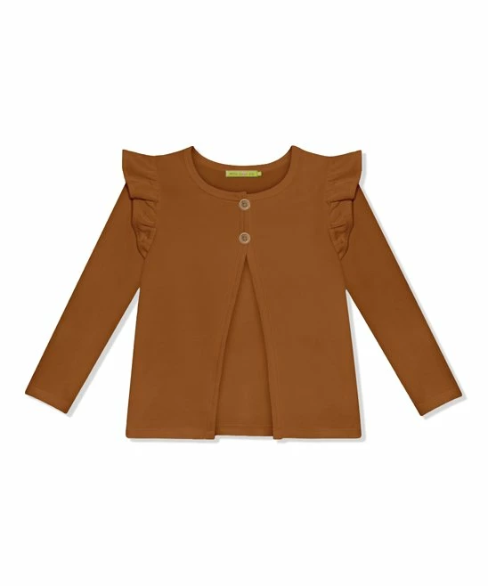 Discount π Simply Millie By Millie Loves Lily Caramel CafΓ© French Terry Button-Front Cardigan - Infant, Toddler & π§ Girls For Kids β€οΈ 1 Discount π Simply Millie By Millie Loves Lily Caramel CafΓ© French Terry Button-Front Cardigan - Infant, Toddler & π§ Girls For Kids β€οΈ