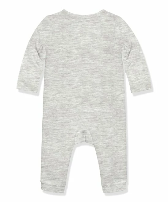 Discount π Little Millie Heather Gray Pumpkin French Terry Button-Front Playsuit - Infant For Baby & Maternity π₯ 4 Discount π Little Millie Heather Gray Pumpkin French Terry Button-Front Playsuit - Infant For Baby & Maternity π₯ - Image 4