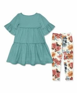 Hot Sale π Millie Loves Lily Nile Blue Trumpet-Sleeve Babydoll π Dress & Autumn Florals Leggings - Infant, Toddler & π§ Girls For Kids π₯ 7 Hot Sale π Millie Loves Lily Nile Blue Trumpet-Sleeve Babydoll π Dress & Autumn Florals Leggings - Infant, Toddler & π§ Girls For Kids π₯ -Little Millie-shop zu107846882 alt 3 tm1659373801