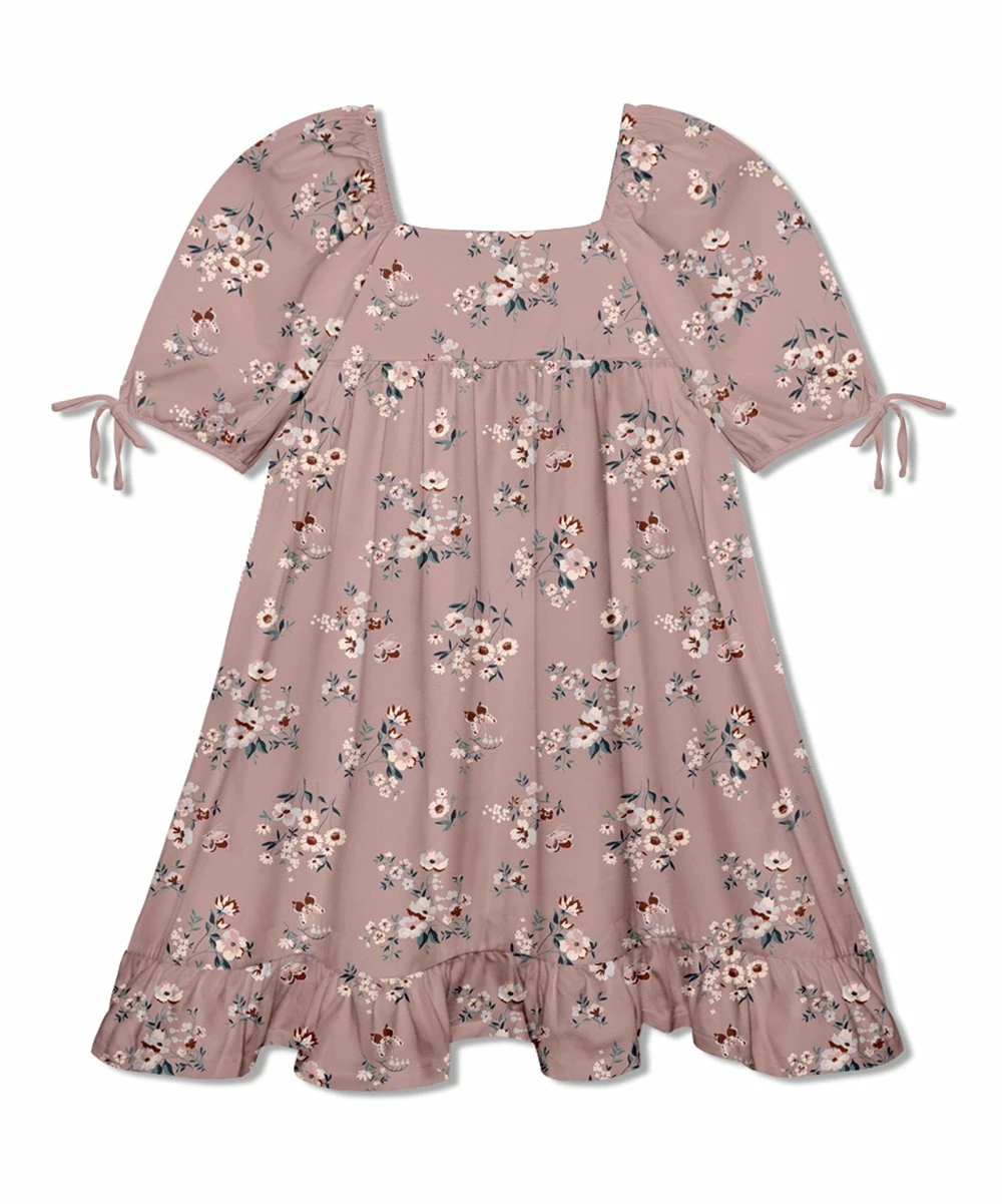 Top 10 π Millie Loves Lily Mauve Petite Butterfly & Floral Puff-Sleeve Ruffle-Hem A-Line π Dress - Toddler & π§ Girls For Kids π― 3 Top 10 π Millie Loves Lily Mauve Petite Butterfly & Floral Puff-Sleeve Ruffle-Hem A-Line π Dress - Toddler & π§ Girls For Kids π― - Image 3