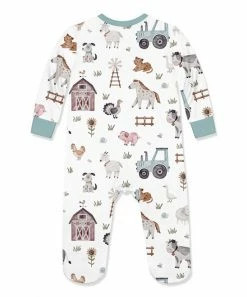 Hot Sale π Little Millie White & Slate Blue Baby Farm Animals Footie - Infant For Baby & Maternity π 5 Hot Sale π Little Millie White & Slate Blue Baby Farm Animals Footie - Infant For Baby & Maternity π -Little Millie-shop zu108133827 alt 2 tm1660330967