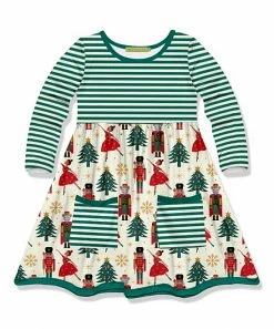 Buy ⭐ Millie Loves Lily Cream Nutcracker Dance Pocket A-Line 👗 Dress - Toddler For Kids 🤩
