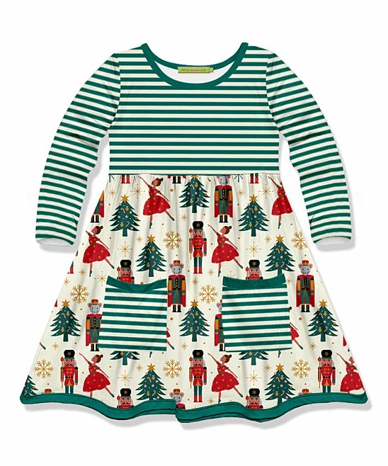 Buy β Millie Loves Lily Cream Nutcracker Dance Pocket A-Line π Dress - Toddler For Kids π€© 1 Buy β Millie Loves Lily Cream Nutcracker Dance Pocket A-Line π Dress - Toddler For Kids π€©