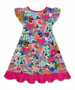 Best deal π Millie Loves Lily Fuchsia Kitten Floral Patch-Pocket Angel-Sleeve π Dress - Toddler & π§ Girls For Kids π 5 Best deal π Millie Loves Lily Fuchsia Kitten Floral Patch-Pocket Angel-Sleeve π Dress - Toddler & π§ Girls For Kids π -Little Millie-shop zu108297716 alt 2 tm1665506249