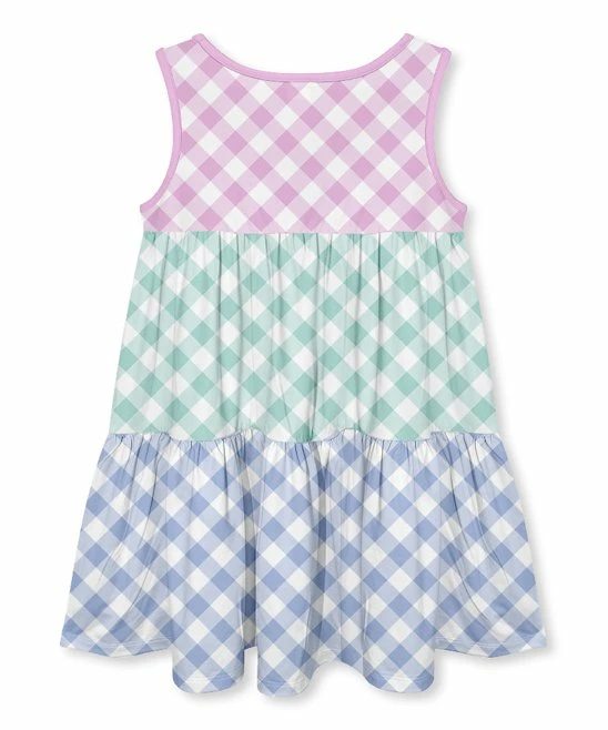 Deals π Millie Loves Lily Lilac & Mint Gingham Tiered Sleeveless π Dress - Infant, Toddler & π§ Girls For Kids π― 2 Deals π Millie Loves Lily Lilac & Mint Gingham Tiered Sleeveless π Dress - Infant, Toddler & π§ Girls For Kids π― - Image 2