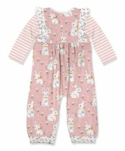Deals π― Little Millie Pink & White Bunny Ruffle-Trim Playsuit - Infant & Toddler For Kids β€οΈ 5 Deals π― Little Millie Pink & White Bunny Ruffle-Trim Playsuit - Infant & Toddler For Kids β€οΈ -Little Millie-shop zu108304824 alt 2 tm1665506249