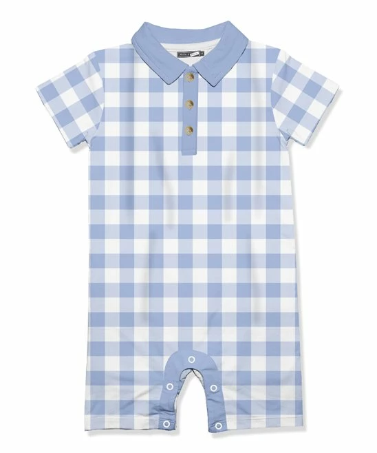 Top 10 π Little Millie Periwinkle & White Gingham Button-Front Romper - Infant & Toddler For Baby & Maternity π 1 Top 10 π Little Millie Periwinkle & White Gingham Button-Front Romper - Infant & Toddler For Baby & Maternity π