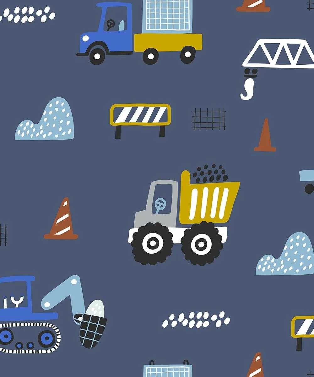 Cheap π Millie & Maxx Dusty Navy Truckload Button-Up & Brown Drawstring Straight-Leg Pants - Toddler & Boys For Kids π 2 Cheap π Millie & Maxx Dusty Navy Truckload Button-Up & Brown Drawstring Straight-Leg Pants - Toddler & Boys For Kids π - Image 2