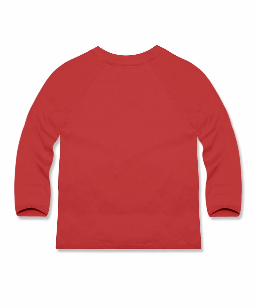Outlet π Millie & Maxx Red Gingerbread Raglan Tee - Toddler & Boys For Kids β€οΈ 2 Outlet π Millie & Maxx Red Gingerbread Raglan Tee - Toddler & Boys For Kids β€οΈ - Image 2