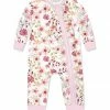 Brand new 😀 Little Millie White & Pink Floral Breeze Zip-Up Playsuit - Infant For Baby & Maternity 🧨