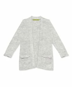 Cheap 🎉 Simply Millie By Millie Loves Lily Heather Gray French Terry Pocket Open Cardigan - Infant, Toddler & 👧 Girls For Kids 💯
