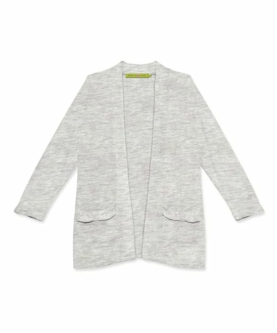 Cheap π Simply Millie By Millie Loves Lily Heather Gray French Terry Pocket Open Cardigan - Infant, Toddler & π§ Girls For Kids π― 1 Cheap π Simply Millie By Millie Loves Lily Heather Gray French Terry Pocket Open Cardigan - Infant, Toddler & π§ Girls For Kids π―