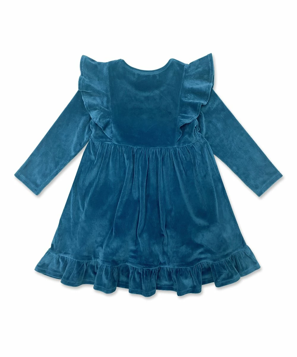 Promo π Millie Loves Lily Midnight Ribbed Velour Angel-Sleeve A-Line π Dress - Infant, Toddler & π§ Girls For Kids β 2 Promo π Millie Loves Lily Midnight Ribbed Velour Angel-Sleeve A-Line π Dress - Infant, Toddler & π§ Girls For Kids β - Image 2
