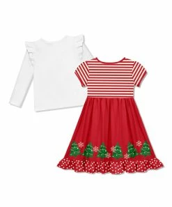 Best Sale π Millie Loves Lily Red Stripe π Christmas Tree Cap-Sleeve π Dress & White Ruffle Cardigan - π§ Girls For Kids π 5 Best Sale π Millie Loves Lily Red Stripe π Christmas Tree Cap-Sleeve π Dress & White Ruffle Cardigan - π§ Girls For Kids π -Little Millie-shop zu109812760 alt 2 tm1666449930