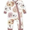 Cheap ⭐ Little Millie White Dried Flowers Zip-Up Playsuit - Infant For Baby & Maternity 😍
