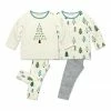Best Sale 🔔 Little Millie Cream Forest Long-Sleeve Tee Set - Infant & Toddler For Kids 🥰