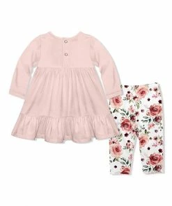 Brand new π Little Millie Light Pink Long-Sleeve Babydoll π Dress & White Ruby Floral Leggings - Infant & Toddler For Kids π 5 Brand new π Little Millie Light Pink Long-Sleeve Babydoll π Dress & White Ruby Floral Leggings - Infant & Toddler For Kids π -Little Millie-shop zu110053938 alt 2 tm1667391975