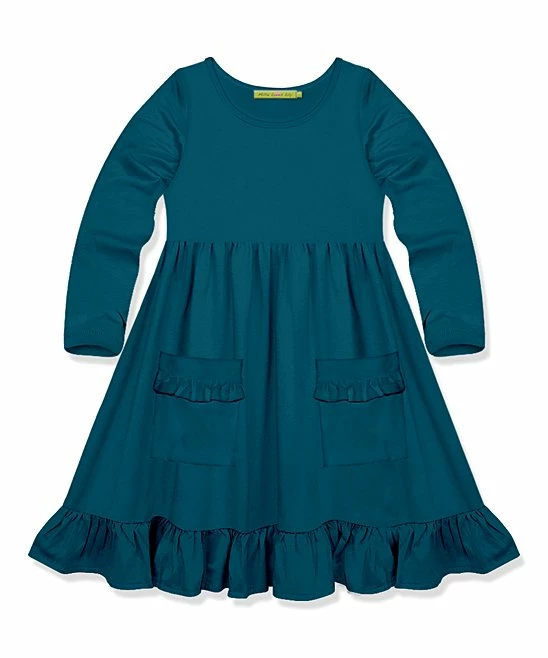 Cheap π Simply Millie By Millie Loves Lily Midnight Pocket Ruffle-Hem Long-Sleeve A-Line π Dress - Infant, Toddler & π§ Girls For Kids π€© 1 Cheap π Simply Millie By Millie Loves Lily Midnight Pocket Ruffle-Hem Long-Sleeve A-Line π Dress - Infant, Toddler & π§ Girls For Kids π€©