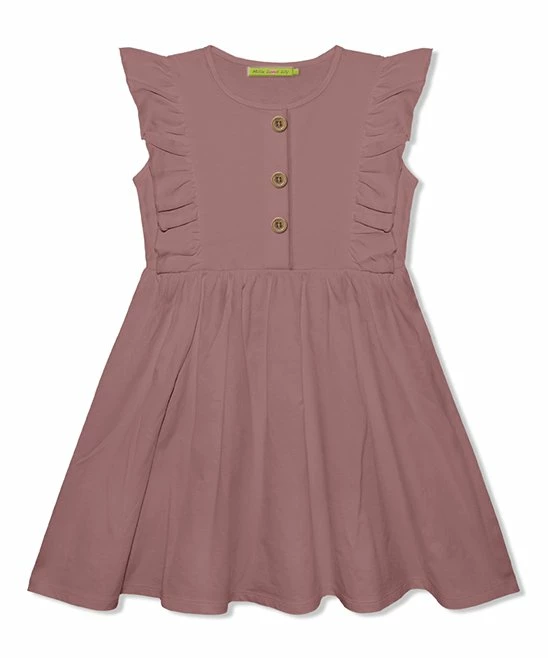 Discount π Millie Loves Lily Nostalgia Rose Button-Front Angel-Sleeve π Dress - Infant, Toddler & π§ Girls For Kids π― 1 Discount π Millie Loves Lily Nostalgia Rose Button-Front Angel-Sleeve π Dress - Infant, Toddler & π§ Girls For Kids π―