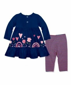 Best reviews of β Little Millie Navy Heart Border Long-Sleeve Babydoll π Dress & Stripe Leggings - Infant & Toddler For Kids π 5 Best reviews of β Little Millie Navy Heart Border Long-Sleeve Babydoll π Dress & Stripe Leggings - Infant & Toddler For Kids π -Little Millie-shop zu110333620 alt 2 tm1667424534
